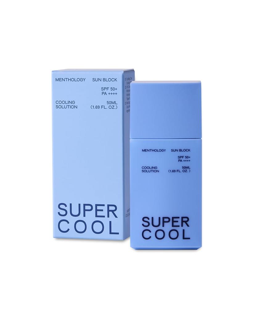 Menthology Super Cool UV Для чувствительной кожи мужчин и солнцезащитный крем, Защита, SPF50+ PA++++, Охлаждающий, Успокаивающий, Отбеливающий, Гладкий, Отбеливающий, Увлажняющий,