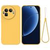 Чехол для Realme GT 8 Pro, мягкий premium чехол-ремешок из жидкого силикона с флоком внутри для Real Me GT8 Pro