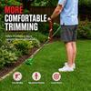 Adjustable Lawn Mower Auxiliary Handle Ergonomic Grip Anti-Slip Aluminum Alloy for 26/28mm Shaft Trimmer