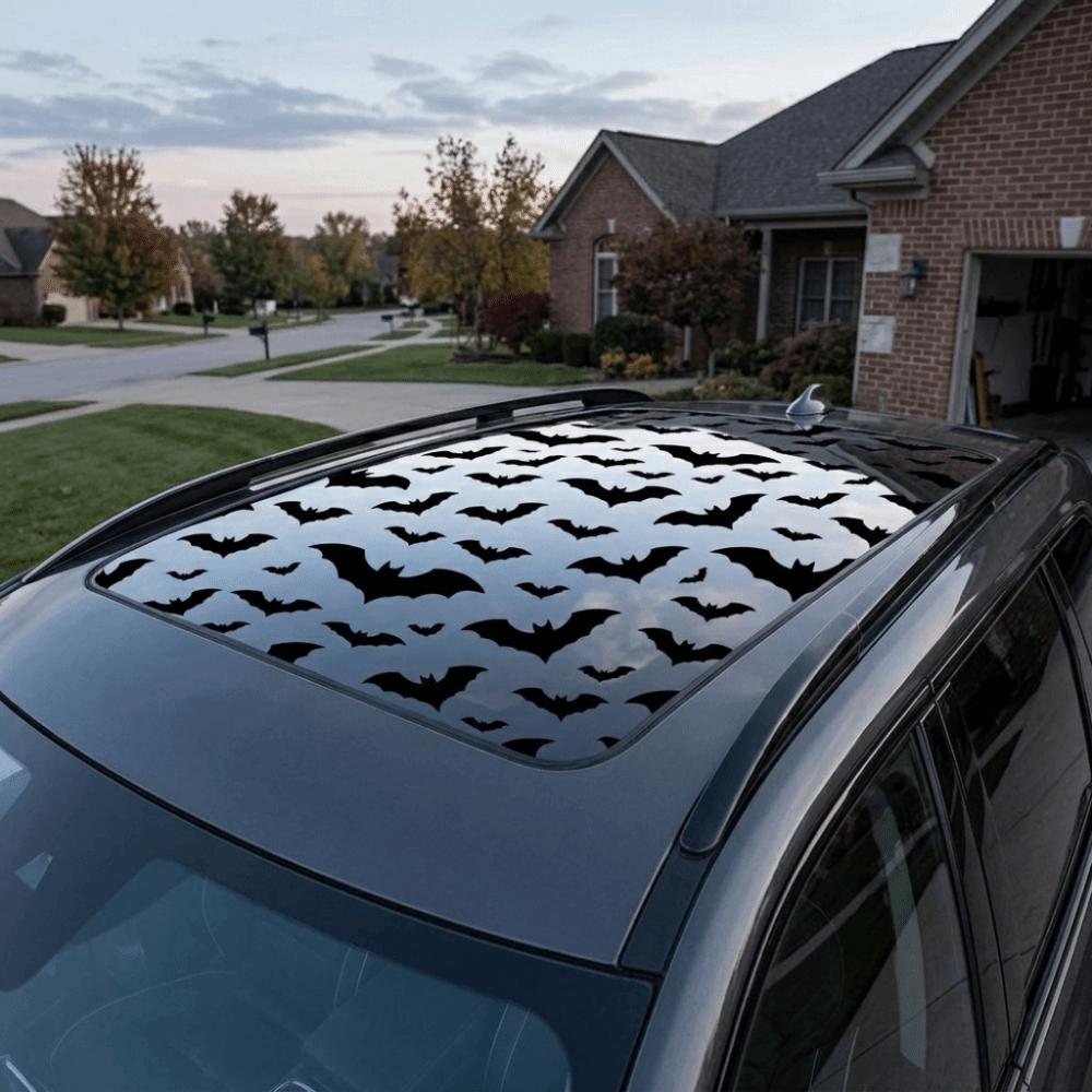 Self-Adhesive Backing Halloween Sunroof Sticker UV-Proof Sunroof Decal Halloween