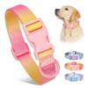 With Buckle Dog Collar Nylon Pet Dog Necklace Durable Pets Collars  Small Medium Large Dogs