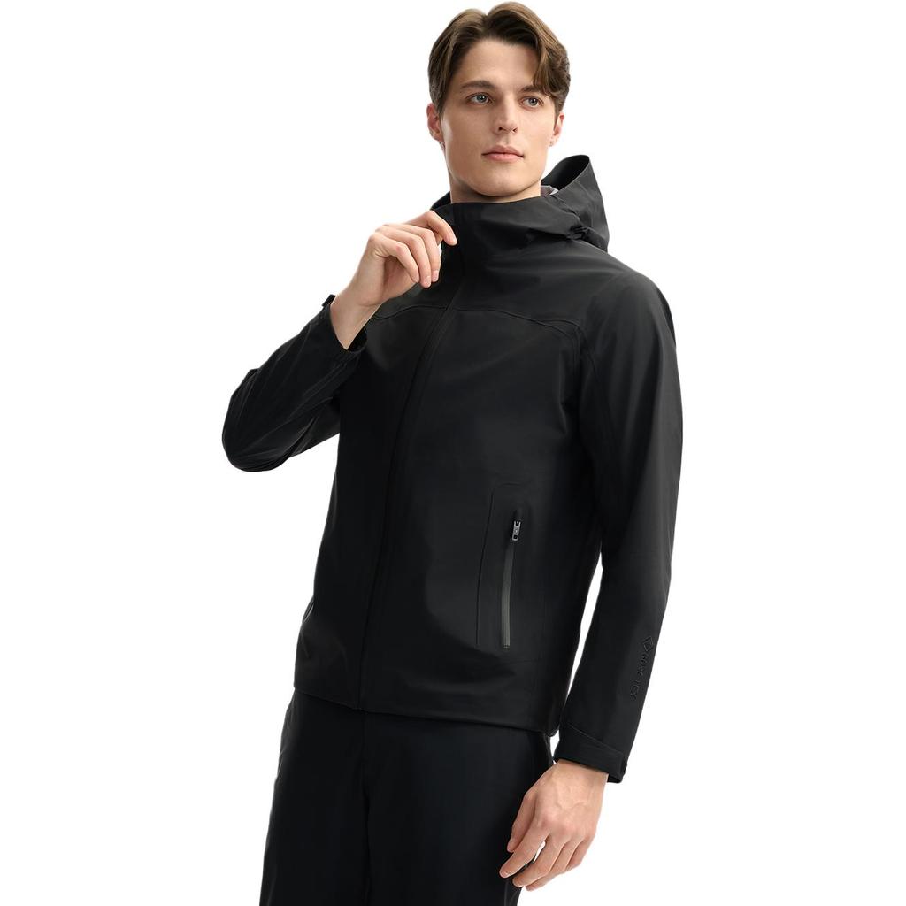 Fila Куртки Мужские Иссиня-черный BK С капюшоном Умеренная Другое F11M522706F-BK