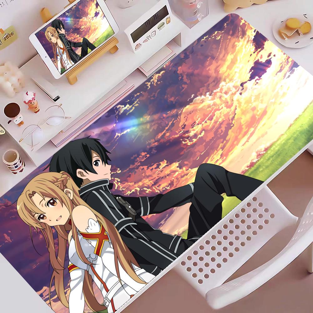 AAA S Sword Art Online Коврик для мыши Игровой коврик для мыши E-sports увеличенный персонализированный коврик для стола коврик для клавиатуры и мыши