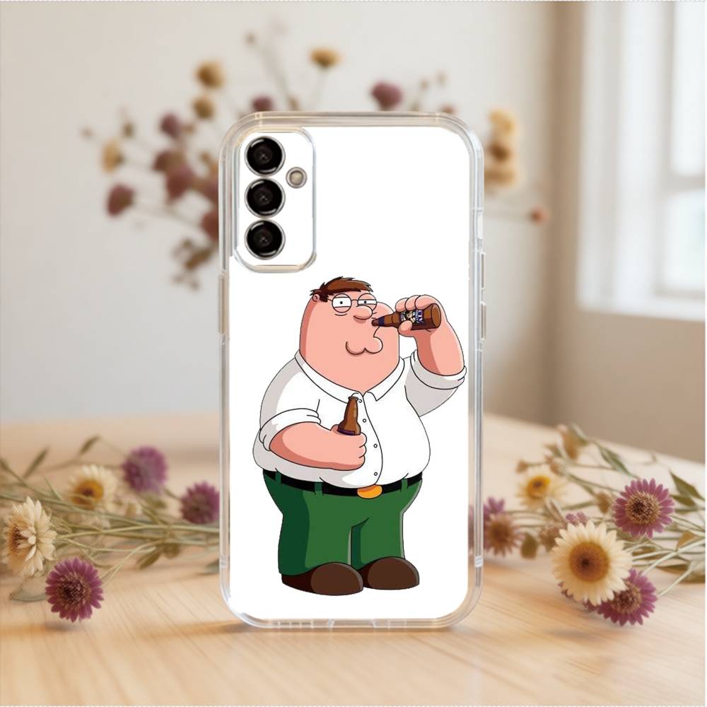 Cartoon F-Family Funny Guy Phone Case Transparent Silicone Soft For SamsungA10,12,20,21S,30,31,40,50,51,52,70,71