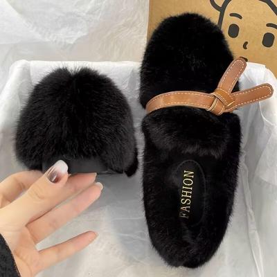 Женская хлопковая обувь Осень Зима Новая Перекрестный ремешок Уличная Нескользящая Повседневная обувь Легкая Удобная Мягкая подошва Балетки