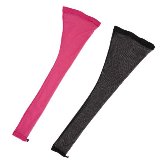 2Pcs 28-inches Long Hair Weave Sleeve Cap Reusable Lightweight Breathable Stretchy Women Wig Cap Hairnet Box Braid Dreadlock Twists Braids Sleeve