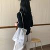 Повседневная сетчатая сумка с полым нишевым дизайном, летняя сумка-тоут для поездок на работу, большая вместимость, высокое качество, новая наплечная сумка