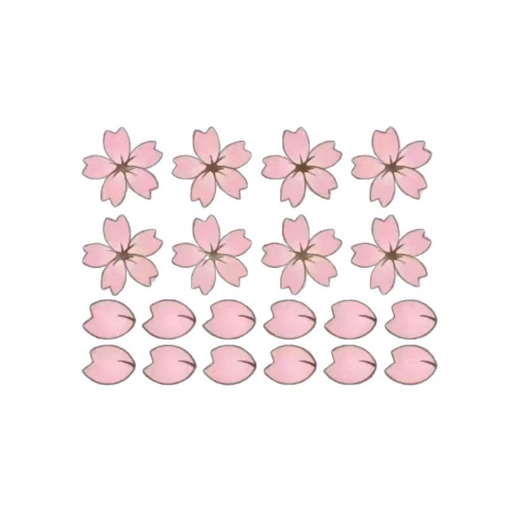 Cute Style Sakura Stickers Pink Bike Frame Stickers New Cherry Blossom Stickers Mountain Bike