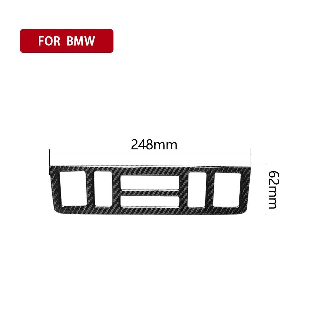 Для BMW E46 1998-2005 Accessoire Voiture Внутренняя крышка из углеродного волокна, накладка на центральную консоль, наклейка Piezas De Repuesto De Interior