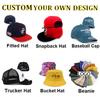 Manufacturers Brans High Quality Polyester Blank Custom Fitted Snapback Hat Baseball Caps Custom Embroidery logo