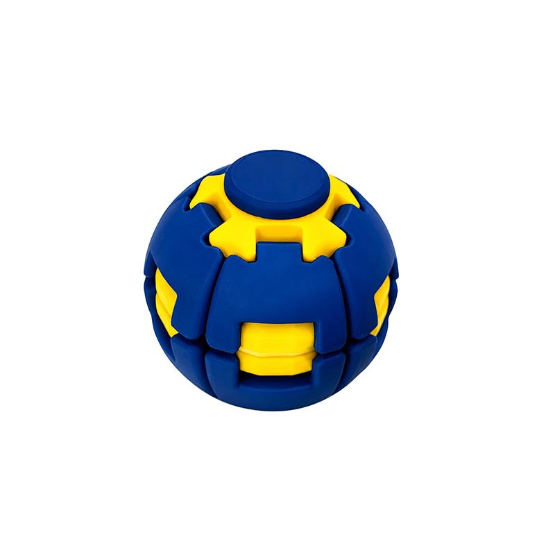 Антистресс Игрушка-фиджет 3D-печатный вращающийся шарик Украшение Настольные аксессуары Забавная шарик для снятия стресса Нажмите, чтобы вращать Подарки