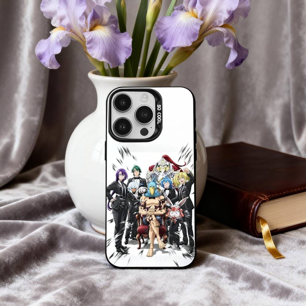 Веб-роман S-Шангри-Ла F-Рубеж Чехол для телефона Для iPhone17,16,15,14,13,12,11 Plus,Pro Max Черный Конфетный серебристый чехол для телефона
