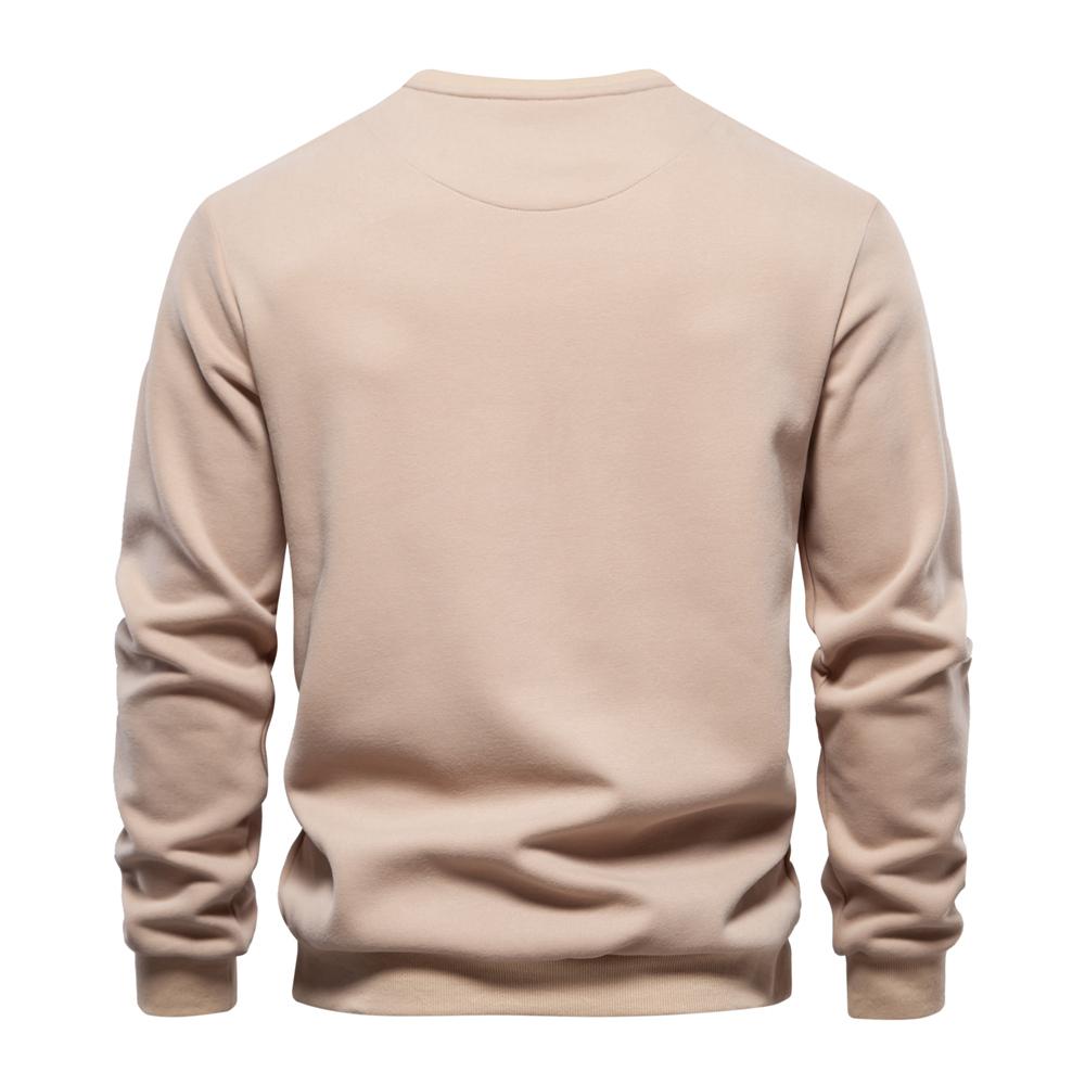 AIOPESON, хлопковая толстовка высокого качества для мужчин, мужские толстовки с карманами на молнии, повседневная спортивная мужская одежда, пуловер для мужчин