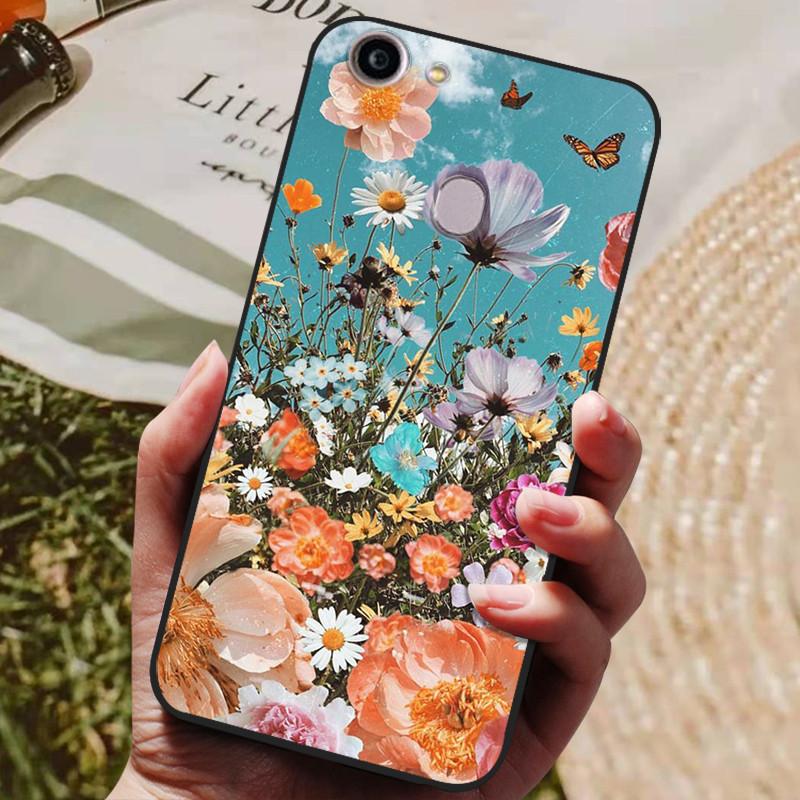 Чехол для OPPO F5 6.0'' Цветы Волк Мягкий ТПУ Чехлы для Телефона Для OPPO F5 Youth F 5 / F7 /F9 Силиконовая Задняя Крышка Для OPPO F7 F9 F 7 9