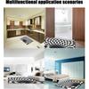 Optical Illusion Rug 3d Stereo Checkered Vortex Optical Illusions Rug Funny Sensation Of Falling Black White Non-slip Plaid Hole Area Rug For Dining