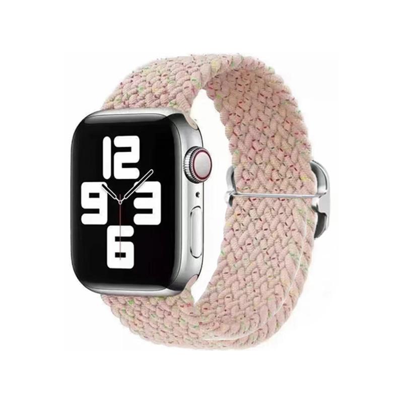 Плетеная петля Solo для Apple Watch Band 44 мм, 40 мм, 45 мм, 41 мм, 49 мм, 42 мм, 38 мм, эластичный браслет IWatch Series 7, 3 SE, 6, 8, ультра-ремешок для ремешка для наручных часов