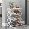 X-Shaped Simple Shoe Rack Multi-Functional Home Storage Shelf Student Dormitory Dust-Proof Rack Assembly Shoecase Organize