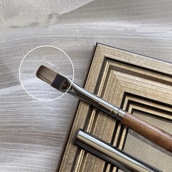 Nail Art Brushes with Wooden Handle Women Design Painting Brushes DIY Manicure Art Pens Nail Extension Gel Builder Brush