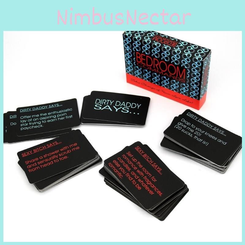 Exciting Bedroom Commands Naughty Adult Fun With Sensual Flirting Poker Cards