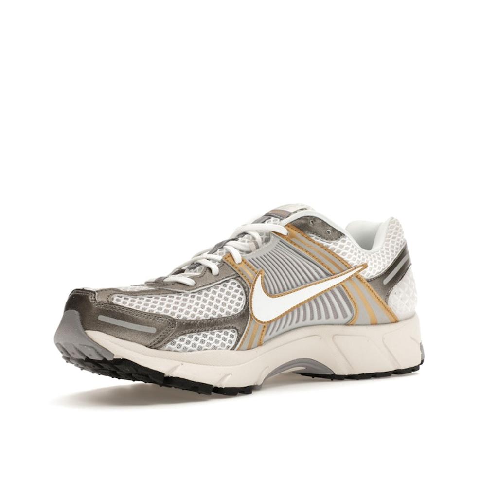 Nike Air Zoom Vomero 5 Metallic Pewter Gold Unisex Sneakers White Platinum-Tint Metallic-Gold HJ7247-099