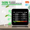 Indoor Air Quality Monitor 14 In 1 Air Quality Tester WiFi APP Control 2.8" Display for CO2 CO TVOC HCHO PM2.5 PM1.0 PM10 Temp