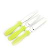 Small Cranked / Angled Spatula Palette Knife Set of 3,  Cakes / Icing / Sugarcraft / Fondant - Cake Decoration Tools