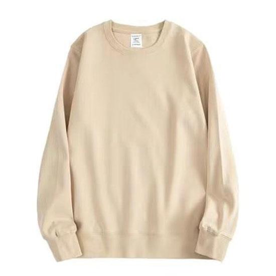 Весенние и осенние мужские повседневные минималистичные толстовки большого размера с круглым вырезом, базовые предметы гардероба, пуловеры больших размеров, толстовки