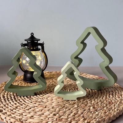 1/3 шт. Силиконовая форма для рождественской елки, сделай сам, ручная работа, полая форма для рождественского украшения, форма для поделок