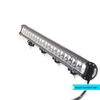 54W Single Row LED Flood Light Bar with Double Holes