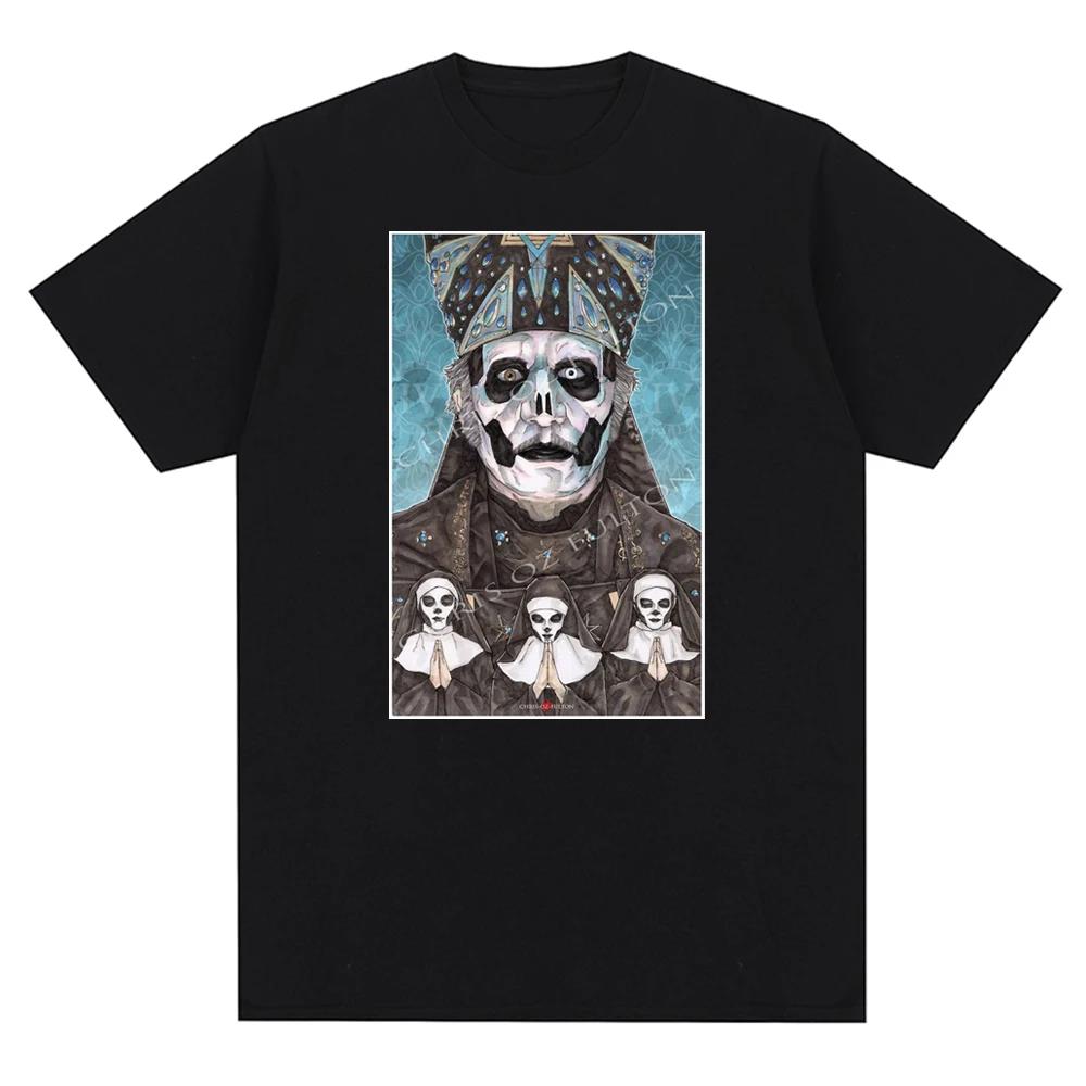 New Ghost Rock Band Graphic Print T Shirt Unisex Unisex Fashion Casual Rock Streetwear Short Sleeve Plus Size T Shirt Unisex