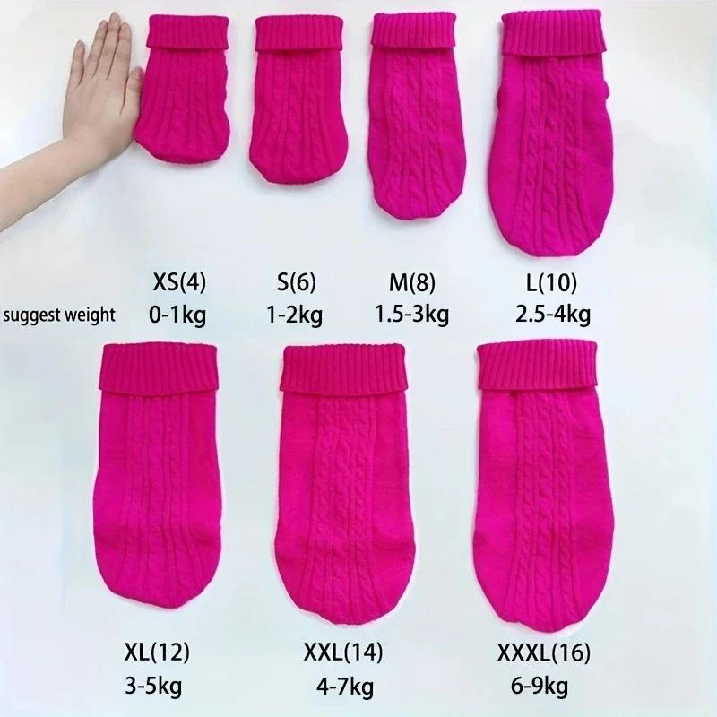 Зимняя одежда для собак, вязаная одежда для маленьких и средних собак, свитер для щенков чихуахуа, свитер для собак йоркширского хаски