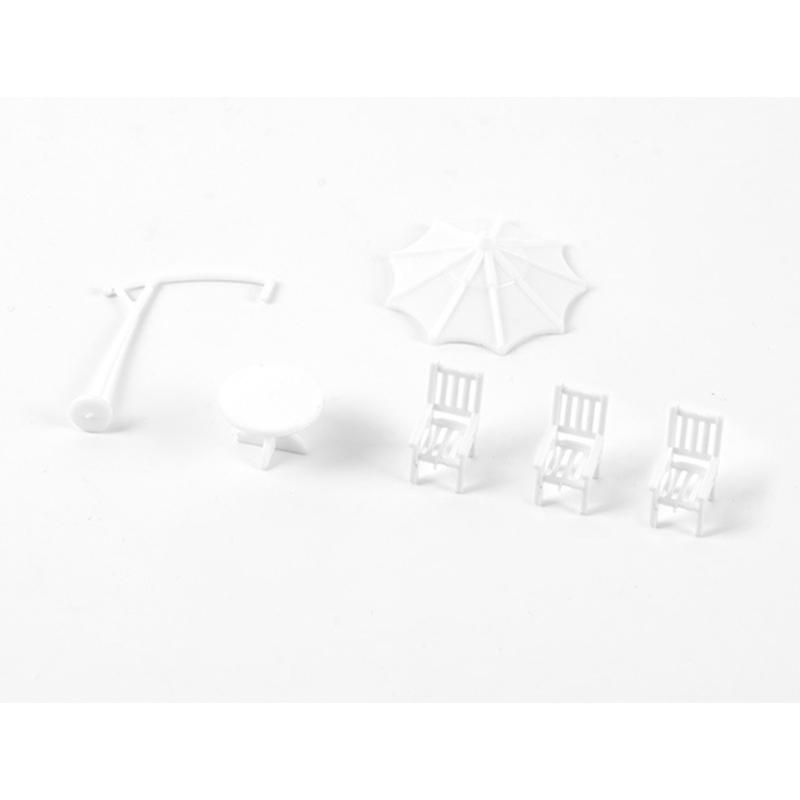 Светодиодное освещение Модель парковки автомобиля Миниатюрное дерево,1:Набор моделей городской дорожной сцены масштаба 87, модель здания для диорамы