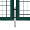 Garden Gate Steel 300x125 cm Green
