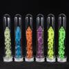 DND Dice 7pcs Luminous Polyhedral Dice with Tube for DND Role Playing Game As Gift for Board Game Lover