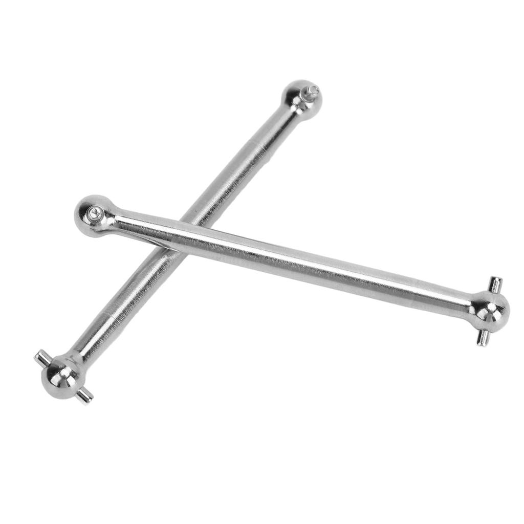 2pcs RC Drive Shaft Precise Control Low Noise Powerful Iron Drive Shaft Dogbone Parts for WLtoys 124008 124010 Remote Control Car