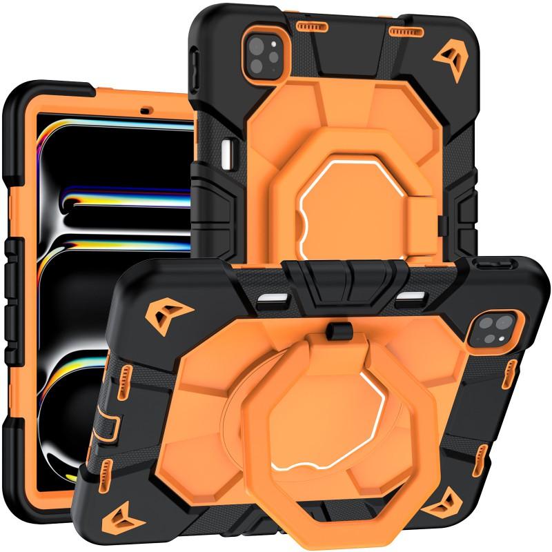 360 Rotating Stand Case IPad Pro 11 Inch M4/M5 2-in-1 Shockproof PC Silicone Cover