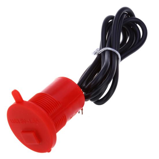 Водонепроницаемый USB-переключатель порта зарядного устройства для мотоцикла для мобильного телефона