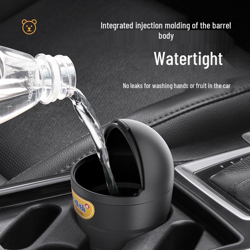Compact Car Trash Bin - Vehicle Organizer & Accessory