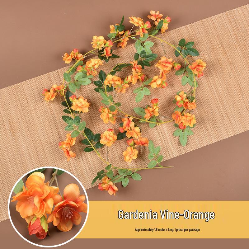 Ротанг Пластиковая Роза Лоза Искусственные Цветы для Свадебного Декора, Подвешивания к Потолку или Стене и Маскировки Труб Кондиционирования