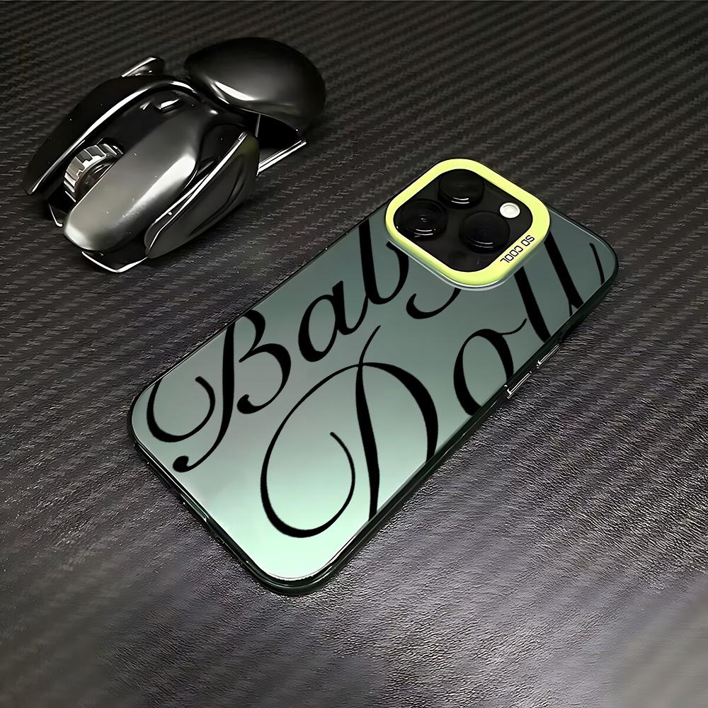 Стильный чехол для телефона Baby Doll для iPhone 17 Air 16 e 15 14 13 12 11 Pro Max Plus Mini SE 2020 2022