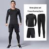 Мужской спортивный костюм из 3 предметов WEZHO для фитнеса и бега
