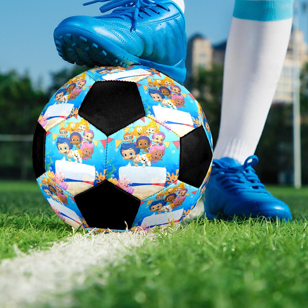 Bubble Guppies Theme Size 5 Soccer Ball, Suitable for Both Indoor and Outdoor Matches, a Gift Suitable for Everyone.