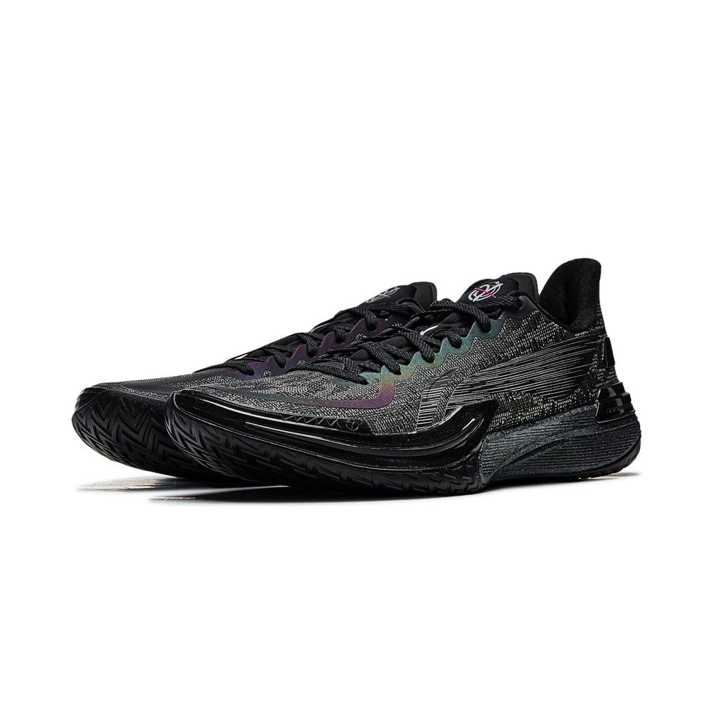 Li Ning Gamma Амортизация Нескользящие Износостойкие Поддержка Легкие Низкие Баскетбольные Кроссовки Мужские Черные ABAV035-21