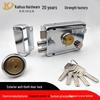 Universal Anti-Theft Door Lock for Bedroom, Rental, Wooden, Iron, Stainless Steel, Exterior, and Interior Doors