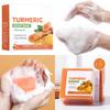 Orange Turmeric Soap for Face and Body Gentle Exfoliating Cleansing Bar Brightens Skin Reduces Oil Suitable for All Skin Types Men Women Deep Pore Cle
