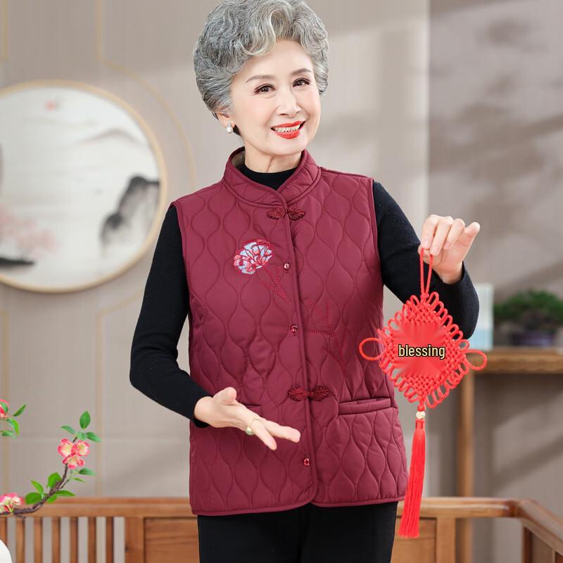 Зимний жилет YUZHAOLIN Senior Plus из бархата