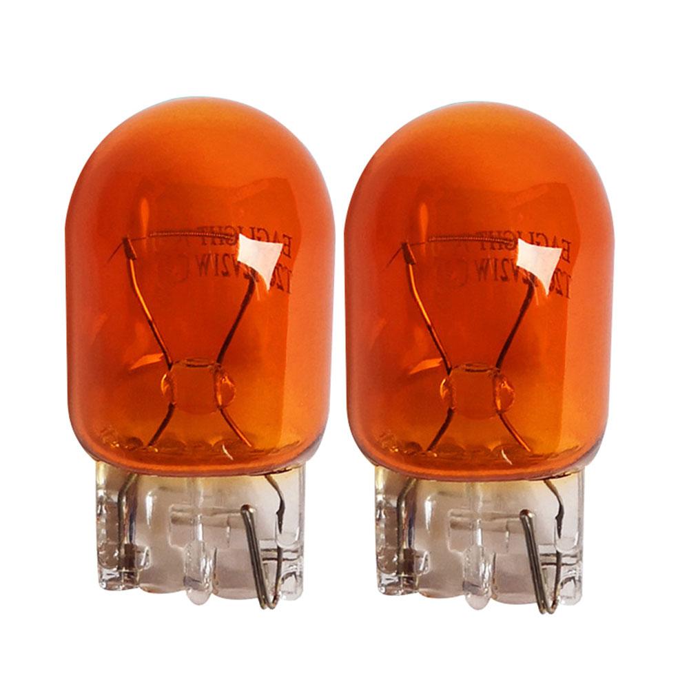 1X 12V Car Halogen Lamp T20 7440 7443 12v W21/5W Warm White Amber Red Brake Bulbs Tail Light Stop DRL Rear Turn Signal DRL