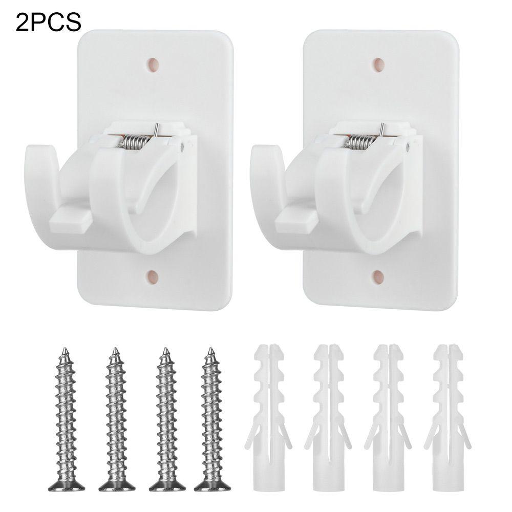 Главная Пластиковые винты Монтажный кронштейн для карниза для штор Держатель для карниза Настенные крючки Фиксирующий держатель для карниза