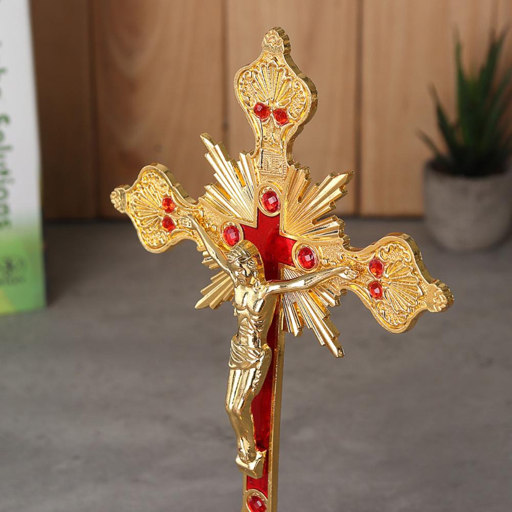 Sweet Room,Antique Catholic Religious Altar Standing Wall Crucifix Cross Church Decoration