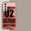 Чехол для телефона Band U2 для Samsung A16 A26 A36 A56 A17 A15 A25 A35 A55 A14 A24 A34 A54 A04S A05S Galaxy Note 20 10 9 8 A9 A8 A7 A6 C